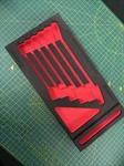 Snap On Foam 9-21 Metric Double End Flare Nut Brake Spanner Wrench Set FMWRM24B. Fixed Price $203.10.