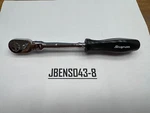 Snap-on Tools New Black 1/4" Drive Hard Grip Long Flex Head Ratchet THLFD72BK. Fixed Price $175.00.