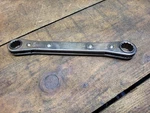 Snap-on R-1618 Usa Ratcheting Box Wrench 1/2" 9/16" Reversible Chrome. Fixed Price $21.00.
