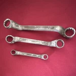 Tru Fit Forged Double Ended Offset Box Wrench Set, 3 Pieces, Sae Sizes. Fixed Price $19.49.