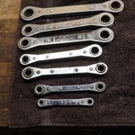 Vintage Cornwell Allied Ratcheting Box Wrench Set Metric Usa 21- THROUGH-7. Fixed Price $49.99.