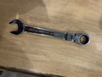 Craftsman, Flex Head Ratchet Wrench 19MM, CMMT87213, Chrome, New Style!. Fixed Price $11.49.