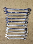 10 Titan Ratcheting Combination Wrench Sae 3/4 11/16 9/16 1/2 7/16 1/4. Fixed Price $34.58.