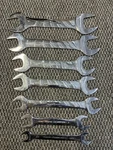 Snap-on Low Torque Slimline Sae 7PC Dual Open End Wrench Set 3/4 1-7/8. Fixed Price $365.00.