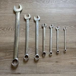 9 Pc Snap On 8-27MM Standard 12PT Metric Flank Drive Combo Wrench Set. Fixed Price $149.99.