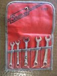 Snap-on C-52C Vintage Sae Double Open End Wrench Set Original Pouch. Fixed Price $109.88.