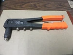 Rivet Tool Arrow # RH200 With 4 Heads And Wrench Good Used. Fixed Price $19.88.