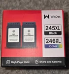 245XL 246XL Tri-color Ink Cartridge Set Black, Blue, Magenta, Yellow. Fixed Price $22.00.