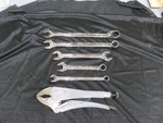 Snap On Assorted Wrenches And Locking Pliers. Fixed Price $109.00.