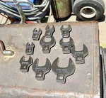 Craftsman 10-PIECE Crowfoot Wrench Set 3/8" Drive Sae Inch 4362 Usa. Fixed Price $69.50.