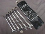 Craftsman 4255 6PC =v= Combiation Open End & Socket Saultus Wrench Set. Fixed Price $123.00.