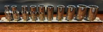 Snap-on 110TMDY 1/4" Drive 3/16" 9/16" 12-POINT Socket Set/ Rack Nice!. Fixed Price $139.95.