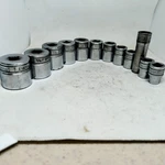12 Pc Snap-on Underline Series Sae Socket Lot F111 F321 3/8 + 7/16" Deep. Fixed Price $131.24.