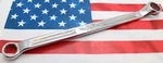 Snap-on Double Box End Wrench XV1922 ( 19/32"-11/16" ) 12 Pt Offset Usa. Fixed Price $18.95.