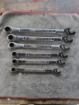 Craftsman Ratchet Quickwrench Va Set 6 Pc. Sae. Made In The Usa. Fixed Price $60.00.
