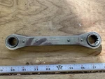 Vintage Blackhawk Usa Ratcheting Wrench #ZW-1069 5/8 & 3/4. Fixed Price $16.99.
