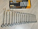 Gearwrench 18PC Metric Ratcheting Combo Set 6-24MM #85890. Fixed Price $260.39.