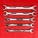 Snap-on 9MM-21MM RXM605 Metric Double End Flare Nut Line Wrench Set. Fixed Price $150.00.