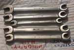 Snap-on 5PC Metric Sae Flare Nut Wrench Lot 13MM 11MM 5/8 9/16 3/8 Rxsm. Fixed Price $65.00.