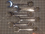 Snap 6PC Large Sae Short Combination Wrench Set 1/16" 3/8" 12PT OEX440B. Fixed Price $557.99.
