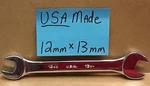 Indestro Duro 12MM X 13MM Metric Open End Wrench #41213A Usa Made!!. Fixed Price $7.95.