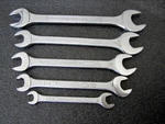 Vintage Powrkraft 5PC Sae Open End Wrench Set Made Usa. Fixed Price $39.95.
