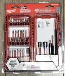 Milwaukee 43PC Shockwave Impact Driver Bit Set Designed For Packout #48-32-4033. Fixed Price $37.19.