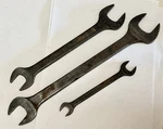 Rare! Snap On (3PCS) Vintage Open End Wrench 3/8-7/16, 5/8-3/4, 3/4-7/8. Fixed Price $68.00.