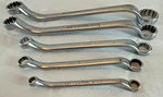 Vintage Britool England Deep Offset Ring Spanner 5PC 2RB Af Imperial 7/8-1/4. Fixed Price $73.23.