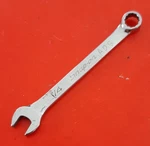 Snap-on 1/4" 12PT Point Midget Length Combination Wrench OXI8B Engraved 105. Fixed Price $21.83.