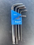 Snap On Tools AWMG9 AWS13 Metric Standard Hex Key Allen Wrench Sets. Fixed Price $62.23.