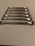 Vintage Craftsman Vv Series 6 Piece Offset Dbl Box End Wrench 3/8" To 1". Fixed Price $59.99.