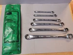 Vintage Sears 6 Pc Metric Box End Wrench Set 9-4384 Sizes 19MM. Fixed Price $29.99.