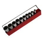 Snap-on 1/2" Drive Deep Pt 10 Piece Socket Set TS121A-TS341 3/8" 1/16". Fixed Price $199.95.