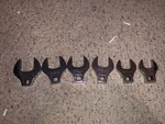 Snap-on Tools Usa Drive Sae Open End Crowfoot Sockets 1-1/2 -1-1/16. Fixed Price $200.00.