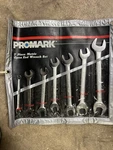 Promark 7 Piece Metric Open End Wrench Set. Fixed Price $15.95.