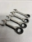 Snap-on Tools Usa Oxir Metric Stubby Ratcheting Combination Wrench Set 15-19MM. Fixed Price $99.99.