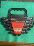 Craftsman 942160 Flat Box Ratcheting Wrench Set. Fixed Price $37.52.