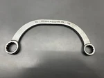 (e) Vintage Herbrand No. 1940 5/8"X3/4" Half Moon Obstruction Box Wrench Vgc Usa. Fixed Price $25.00.