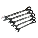 Mac Tools SRWO52PT 5-PC. Sae Large Reversible Ratcheting Wrench Set. Fixed Price $314.99.