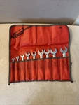 Snap- C-94 Nine Pc Sae Stubby Combination Wrench Set 3/4-1/4 12 Pt Roll. Fixed Price $159.99.
