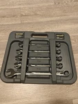 Sears Craftsman Professional Tools Usa Metric 5P Long Combo Wrench Set Nos 44970. Fixed Price $429.99.