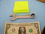 Snap-on Tool Usa 11/16" Midget Stubby 12-POINT Combination Open Box Wrench OXI22. Fixed Price $18.00.