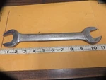 Billings Dual Size 7/8" 1-1/16" Open End Wrench # L1034. Fixed Price $19.88.