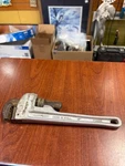 Snap-on Tools PWA10A Adjustable 10" Aluminum Pipe Wrench Kenosha Wi Usa. Fixed Price $50.00.