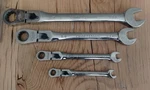 *usa* Craftsman 4PC Sae Locking Flex-head Ratcheting Wrench Set 42476-GK-X-. Fixed Price $49.99.