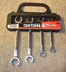 Craftsman Sae Pc Flare Nut Wrench Set 44195-3/8 To 7/8 With Case-excellent. Fixed Price $37.99.