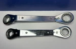 Craftsman 943654 & 943655 Offset Ratcheting Box Wrench Lot 5/8" 11/16" 3/4" 7/8". Fixed Price $11.99.