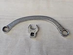 Easco Curved Half Moon Box End Wrench 62-520 9/16" 5/8" Crowfoot 64-120. Fixed Price $12.92.