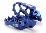 Flo Motorsports Pro Series Footpegs Blue Motorcycle Street Bike FPEG-795-2-BLU. Fixed Price $151.16.